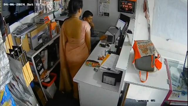 Real Indian Shop Manager Cheating Multiple Wives CCTV Footage
